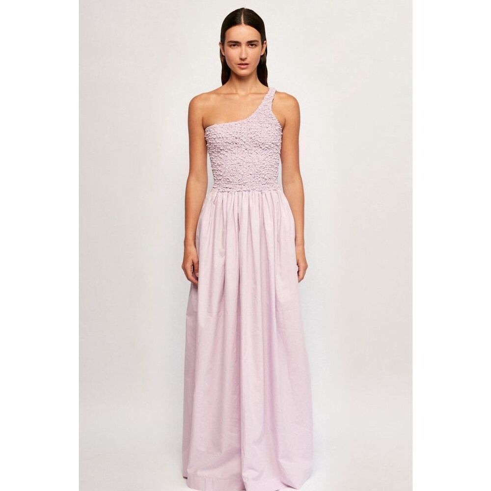 S/W/F Mottled One Shoulder Maxi - Dusk  Size S Wedding Guest Dress NWT$409